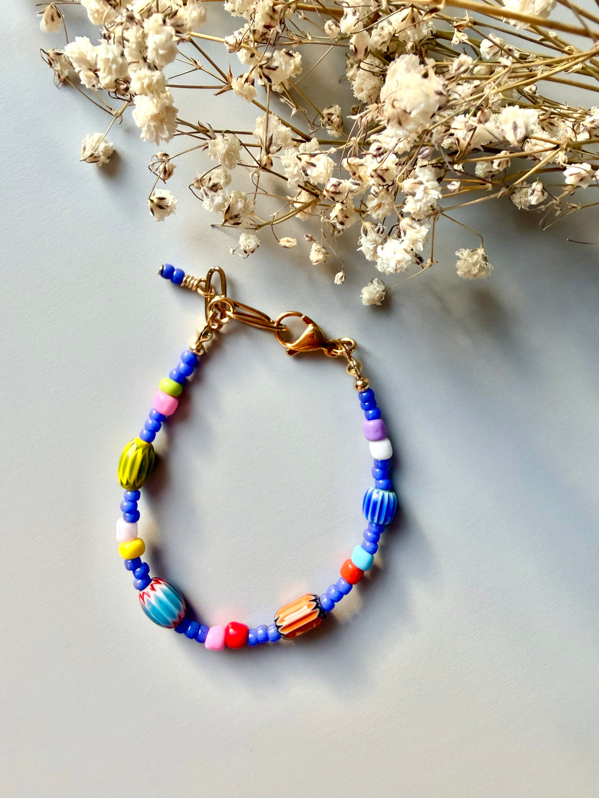 Color Pop – Armband mit Miyuki-Perlen und bunten Glasperlen