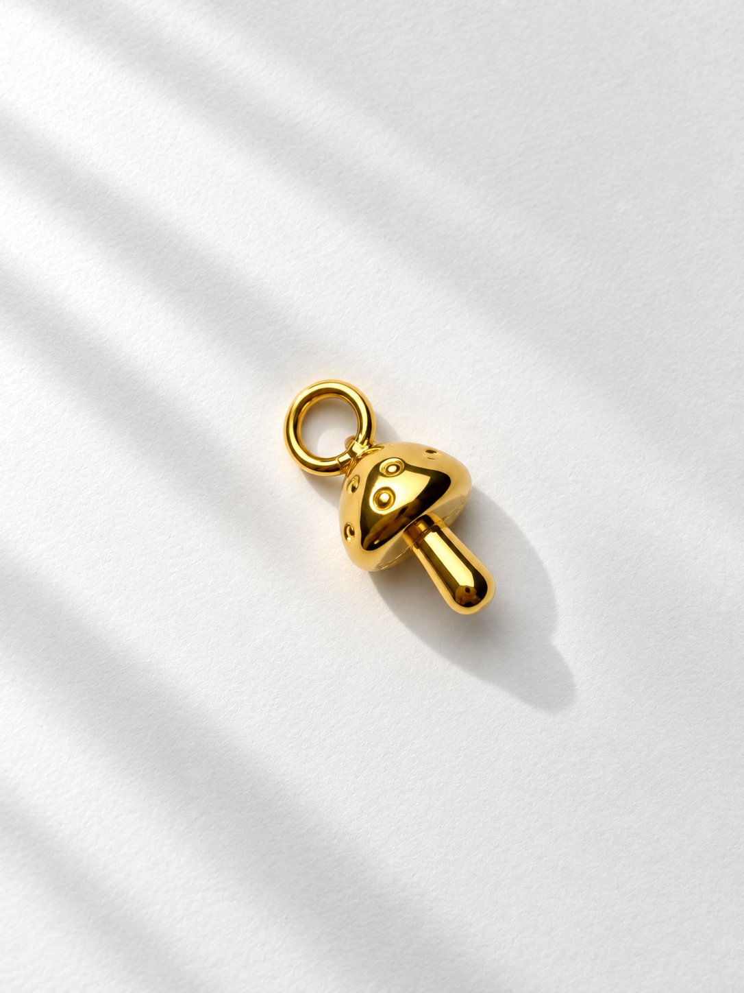 Golden Mushroom – Pilz-Charm für Mix & Match Creolen – Ansicht 2