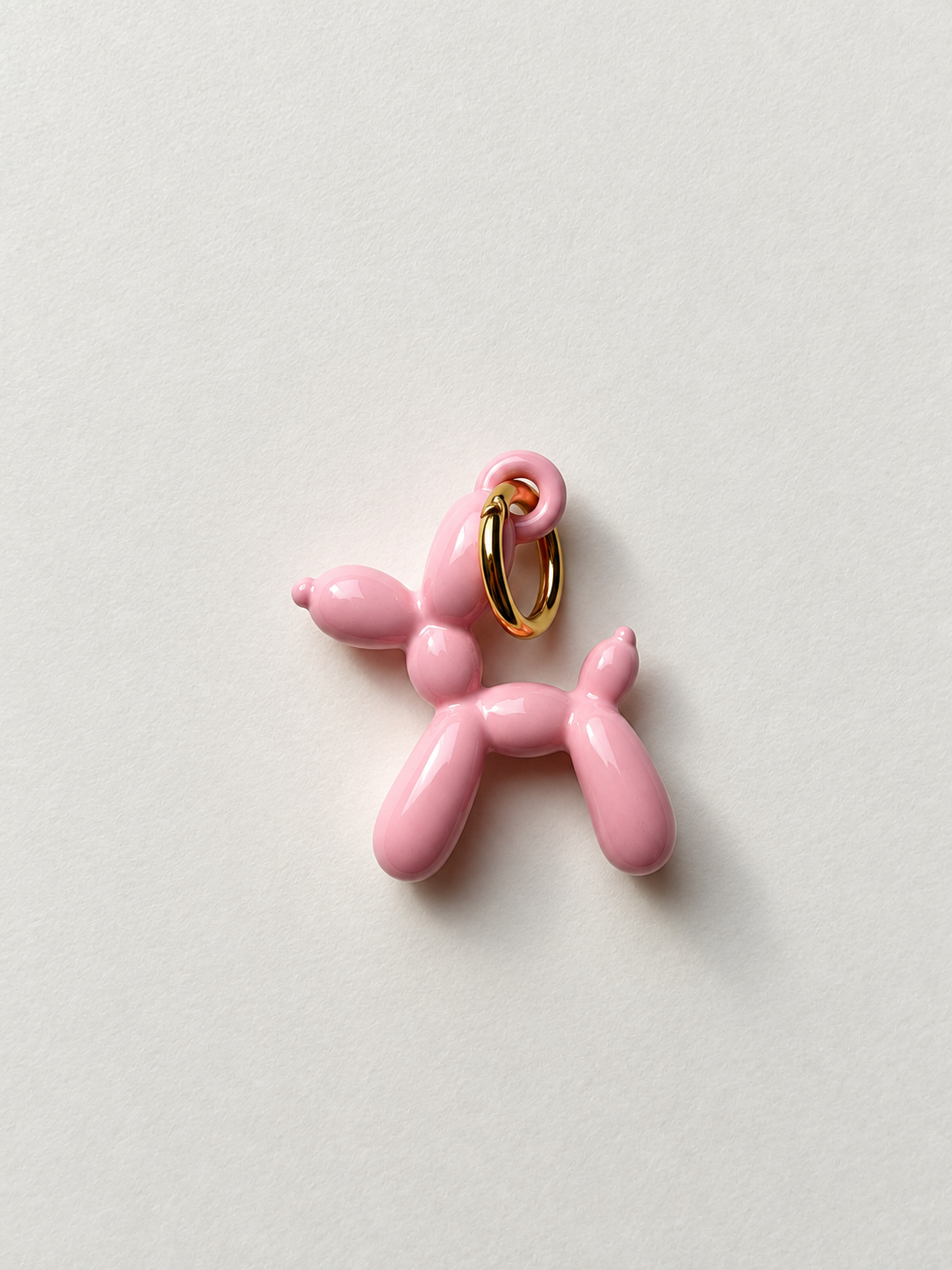 Balloon Dog Pink – Ballonhund-Charm für Mix & Match Creolen – Ansicht 7