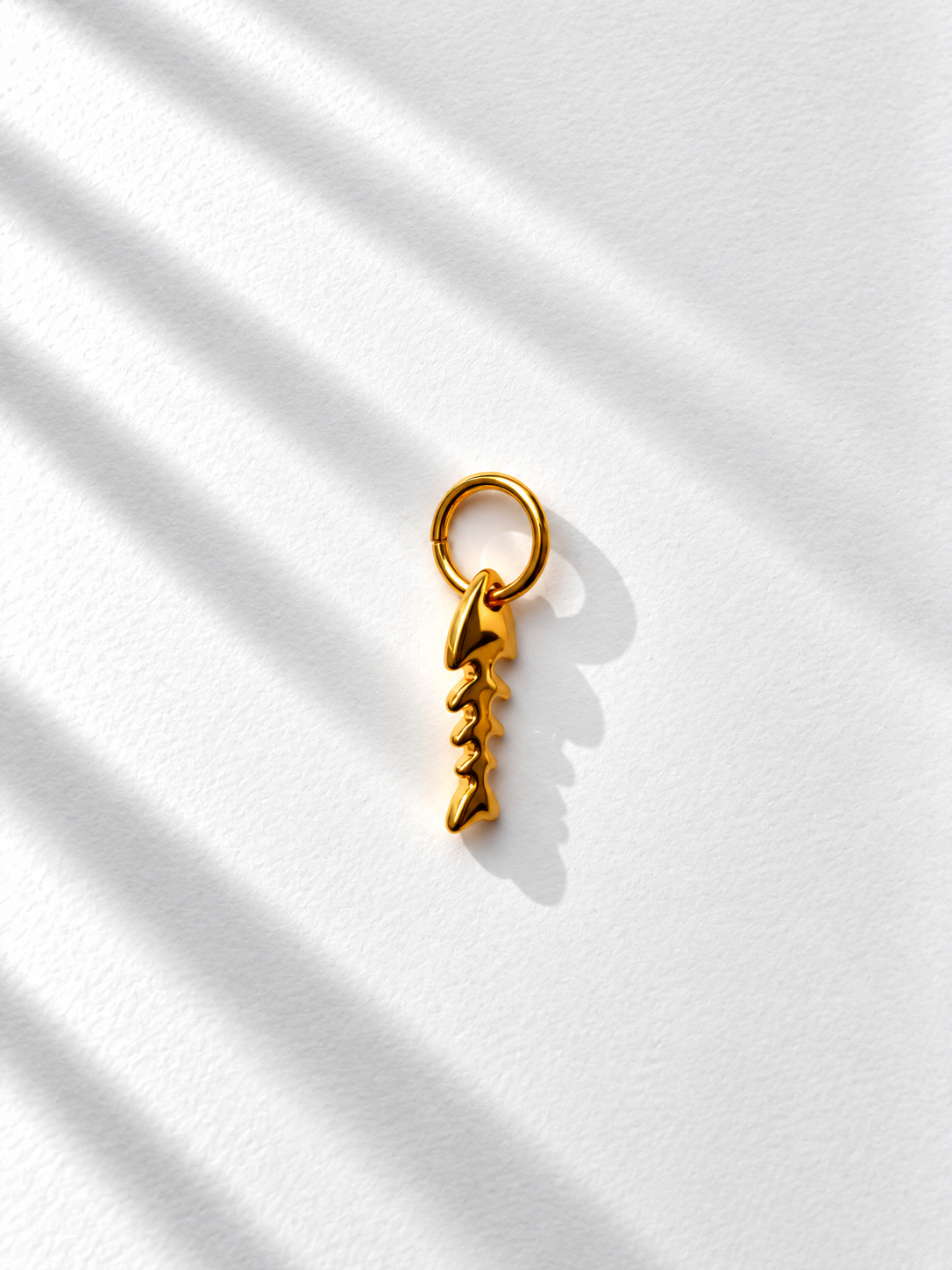 Fish Bone – Fischgräten-Charm für Mix & Match Creolen – Ansicht 3