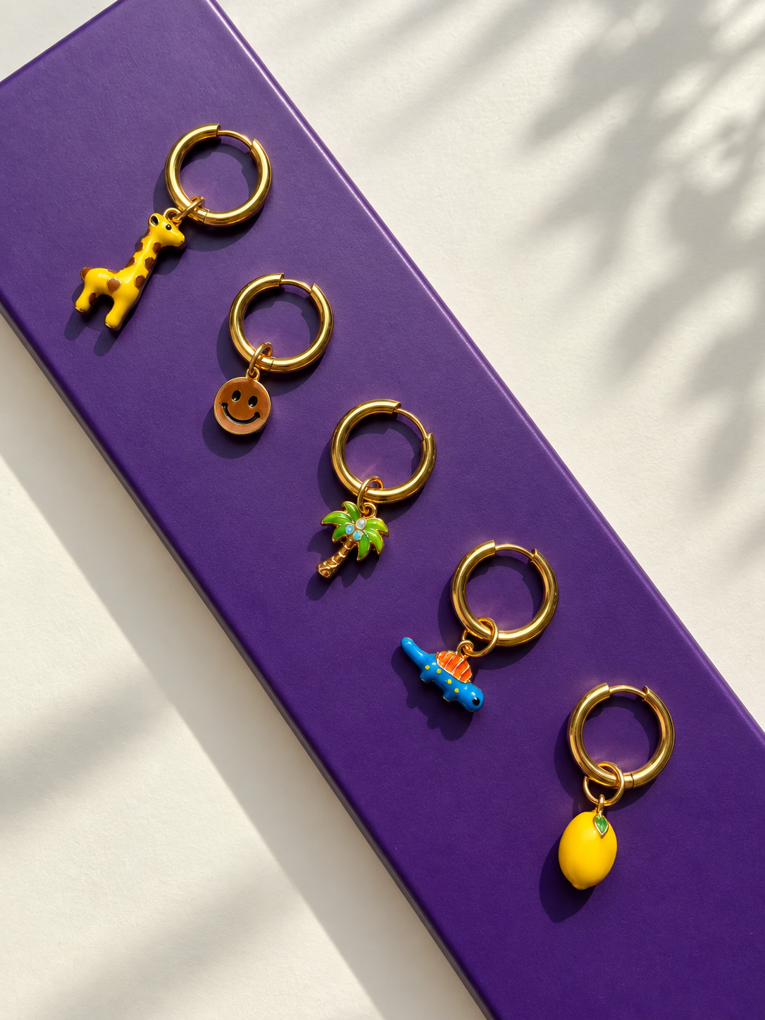 Mix & Match Creolen mit Charms von Minnak Fine Jewelry – Ansicht 5