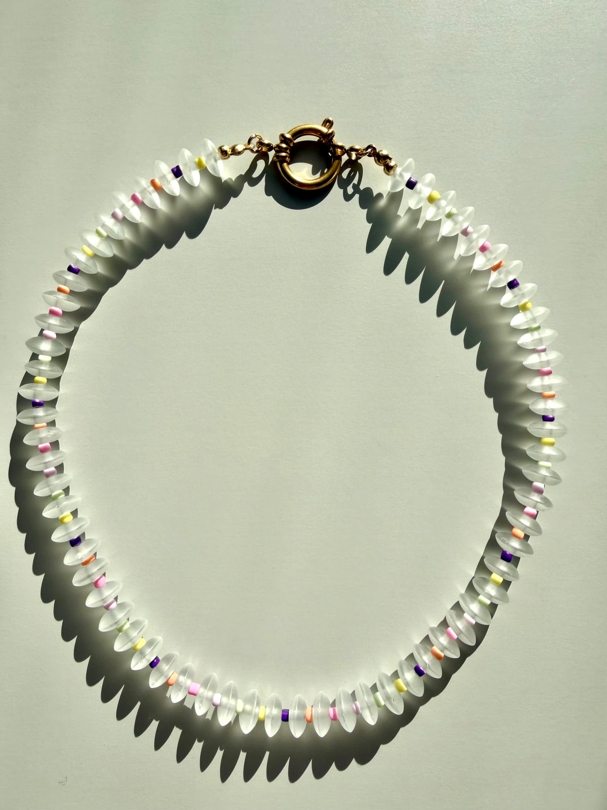 Candy Frost – Quarz Kette mit bunten Akzenten – Ansicht 4