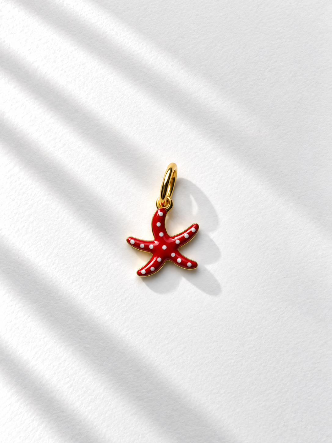 Red Star – Seestern-Charm für Mix & Match Creolen – Ansicht 3