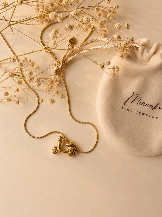 La Dolce Vita – Charm Halskette mit italienischen Motiven – handgefertigt