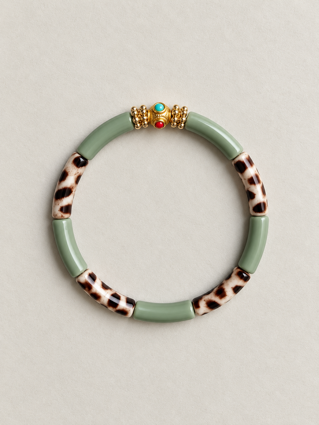 MINI Léo Mix Pistache – Armband by Wearing JUHU