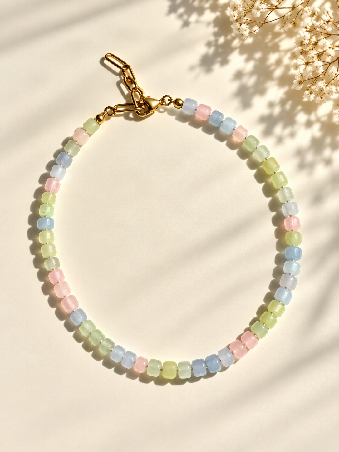 Candy Cube – Halskette mit Edelstein-Würfeln – Ansicht 7