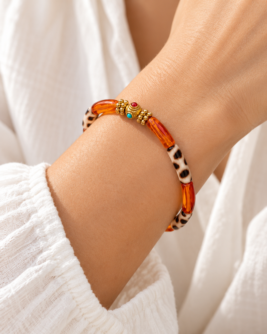 MINI Léo Mix Brown – Armband by Wearing JUHU – Ansicht 2