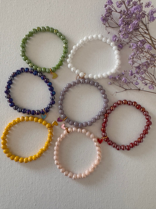 Colorful Glass Bead Bracelets – Armbänder aus Glasperlen in verschiedenen Farben
