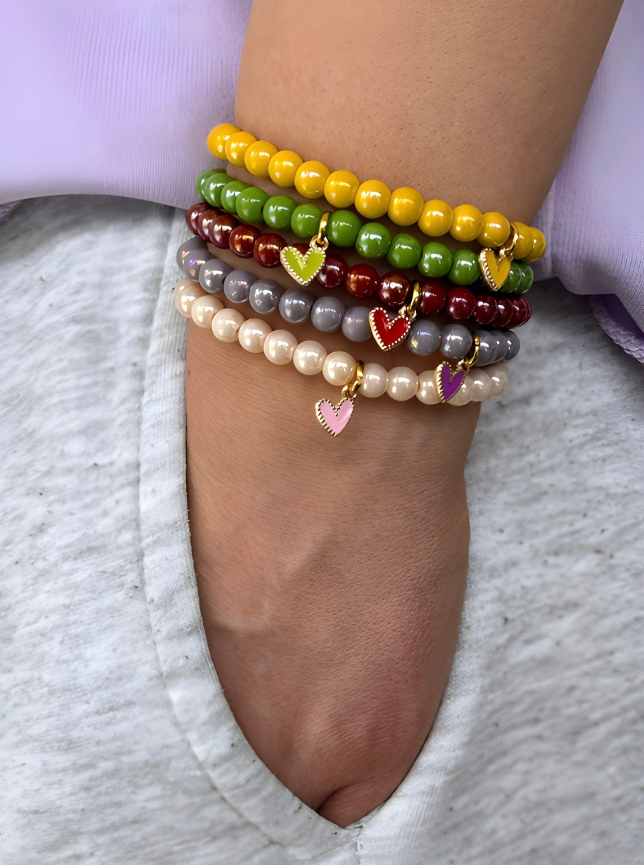 Colorful Glass Bead Bracelets – Armbänder aus Glasperlen in verschiedenen Farben