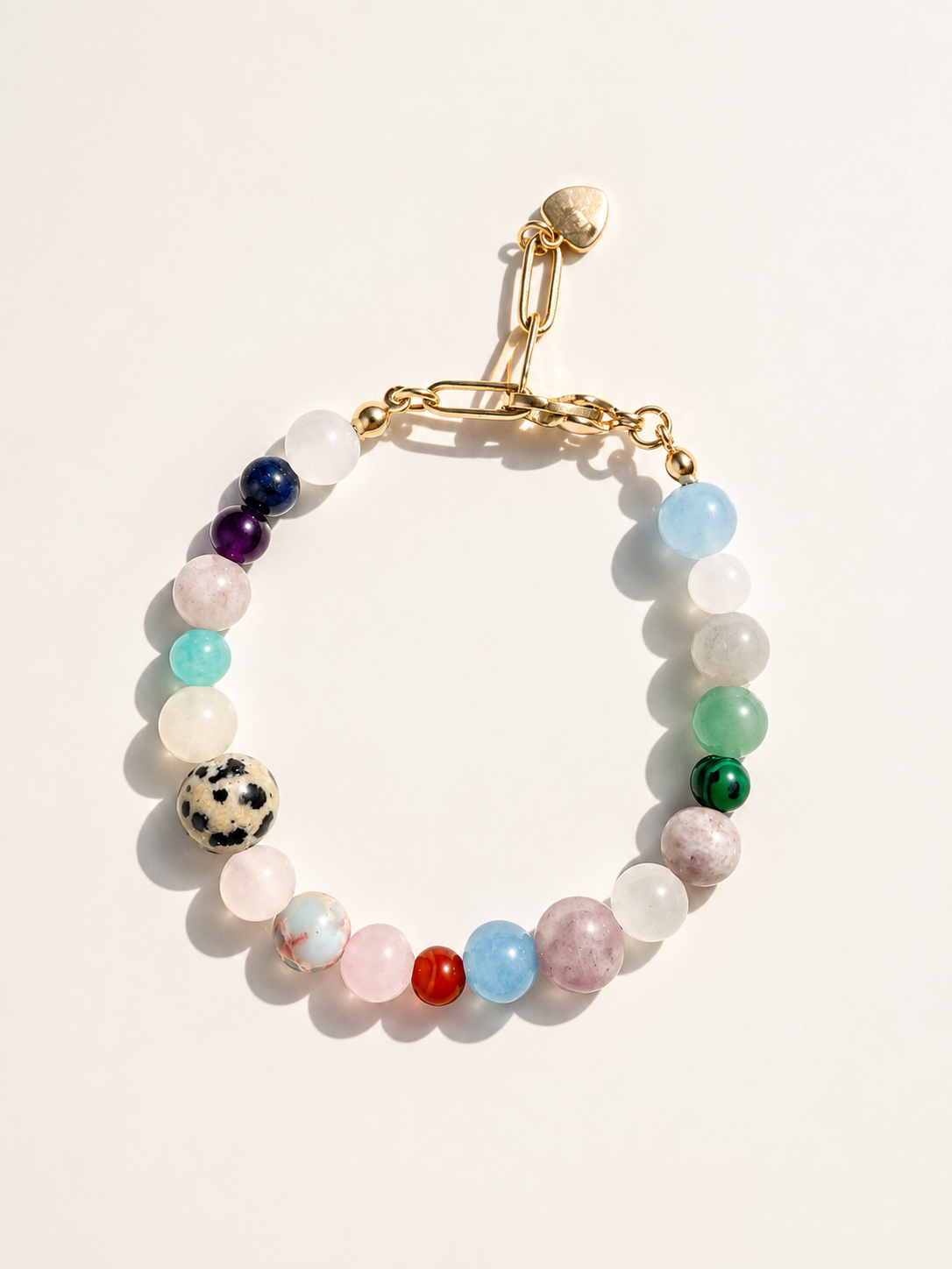 Bonibon – Buntes Edelstein Armband – handgefertigt