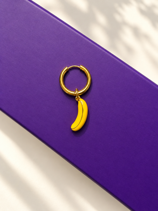 Banana – Bananen-Charm für Mix & Match Creolen