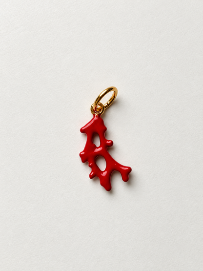 Coral Kiss – Korallen-Charm für Mix & Match Creolen – Ansicht 2
