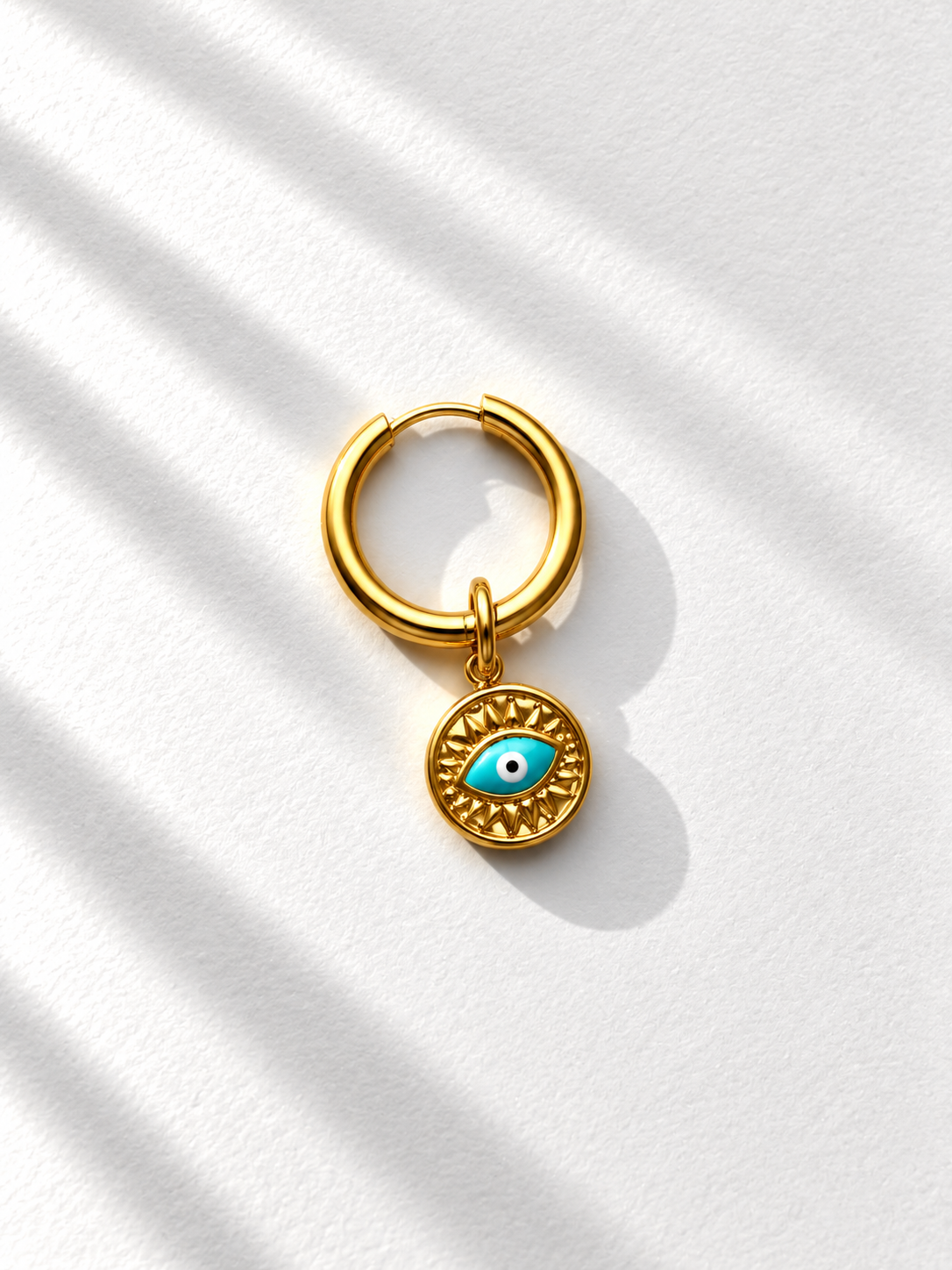 Evil Eye – Charm mit Augenmotiv für Mix & Match Creolen – Ansicht 2