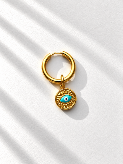 Evil Eye – Charm mit Augenmotiv für Mix & Match Creolen – Ansicht 2
