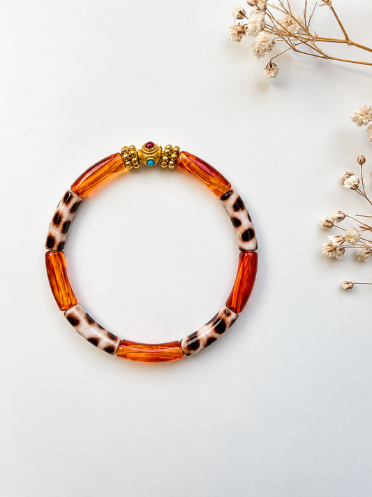 MINI Léo Mix Brown – Armband by Wearing JUHU
