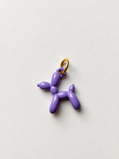 Balloon Dog Lilac – Ballonhund-Charm für Mix & Match Creolen – Ansicht 2
