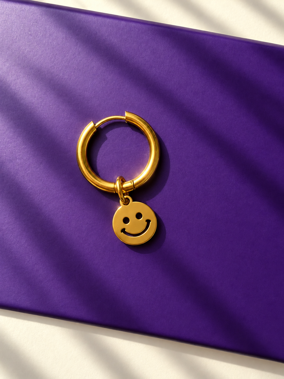 Smiley Face – Smiley-Charm für Mix & Match Creolen