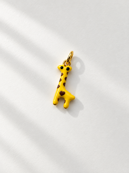 Giraffe Yellow – Giraffen-Charm für Mix & Match Creolen – Ansicht 6