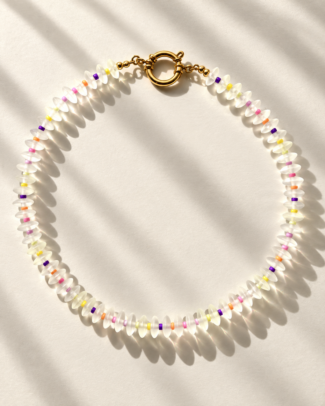 Candy Frost – Quarz Kette mit bunten Akzenten
