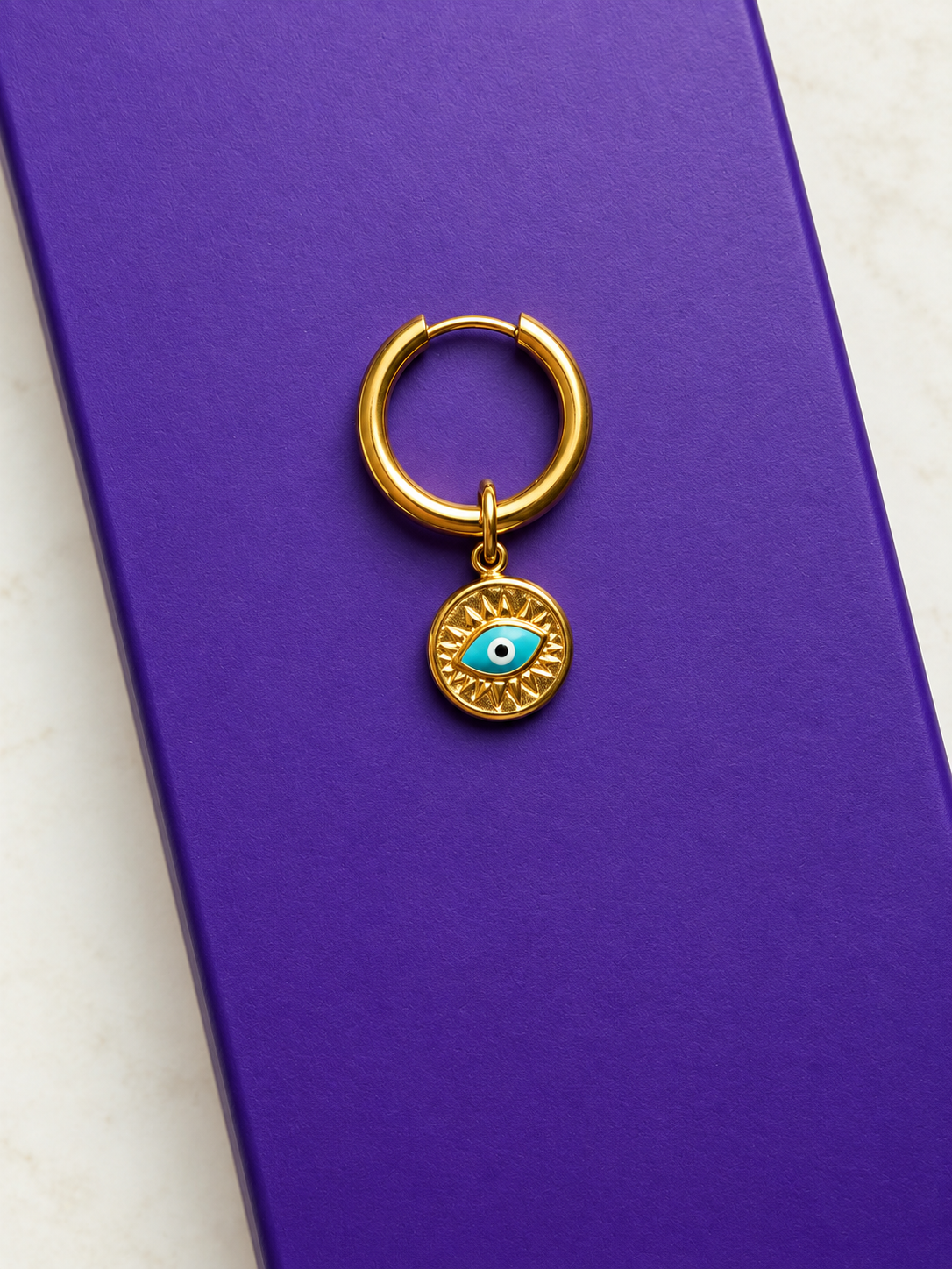 Evil Eye – Charm mit Augenmotiv für Mix & Match Creolen