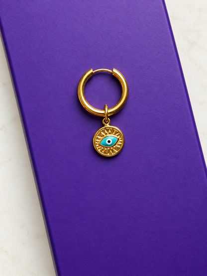 Evil Eye – Charm mit Augenmotiv für Mix & Match Creolen