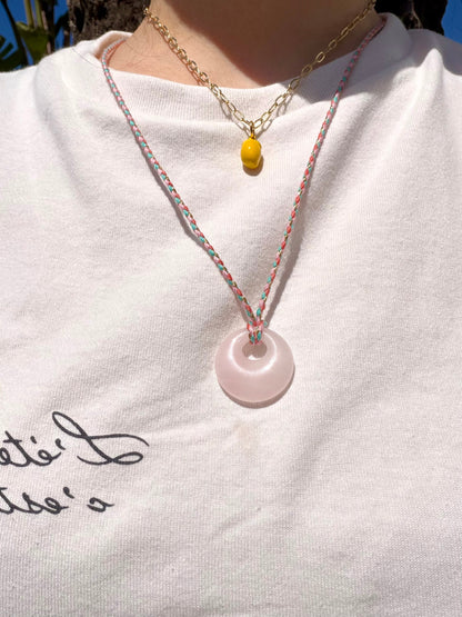 Limoné - Golden Necklace with Lemon Pendant & 18k Gold Plated Stainless Steel
