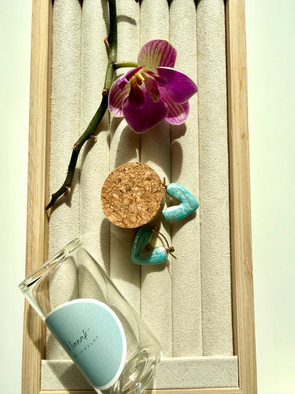 Amour Heart – Herz Ohrringe in Goldoptik