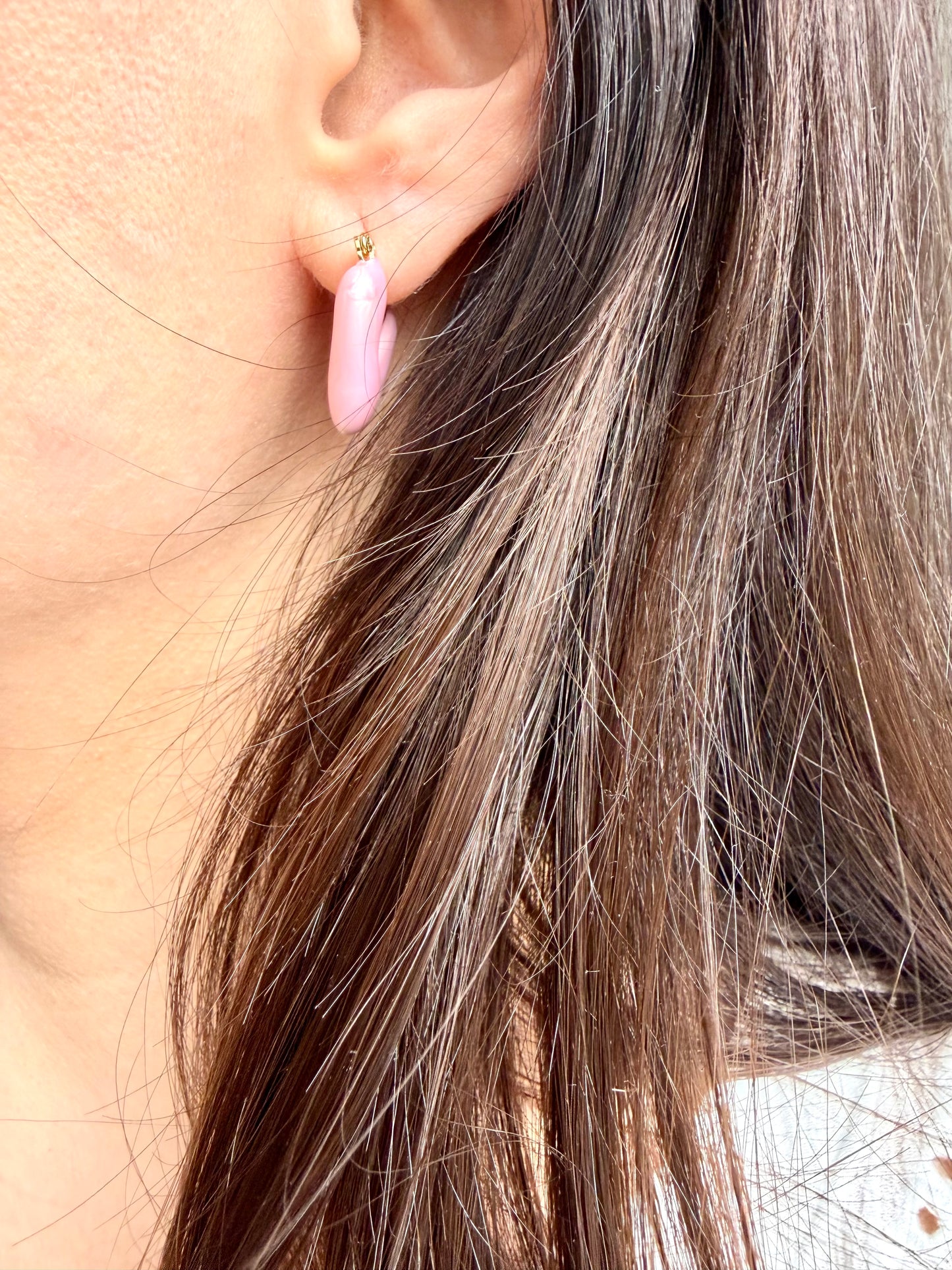 Amour Heart – Herz Ohrringe in Goldoptik