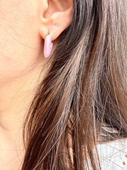 Amour Heart – Herz Ohrringe in Goldoptik