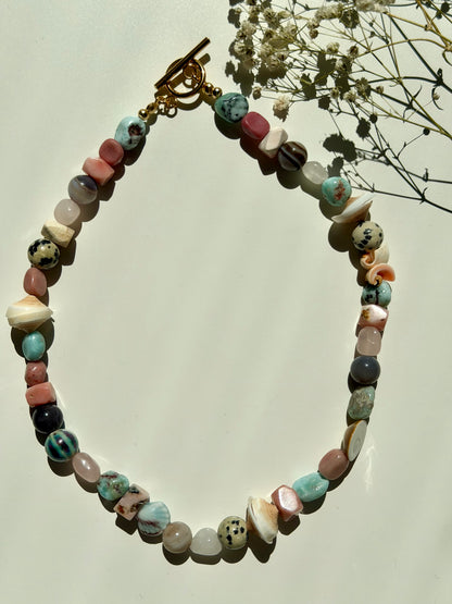 Belle Mer – Edelstein Mix mit Shiva Eye & Muscheln – handgefertigt