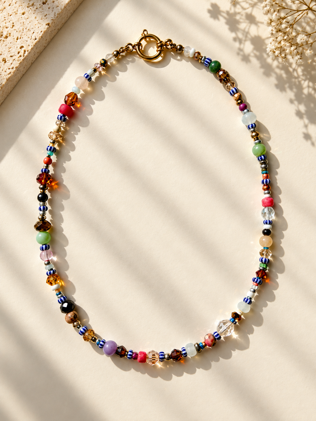 Happy Pearls No. 2 – bunte Perlen Halskette