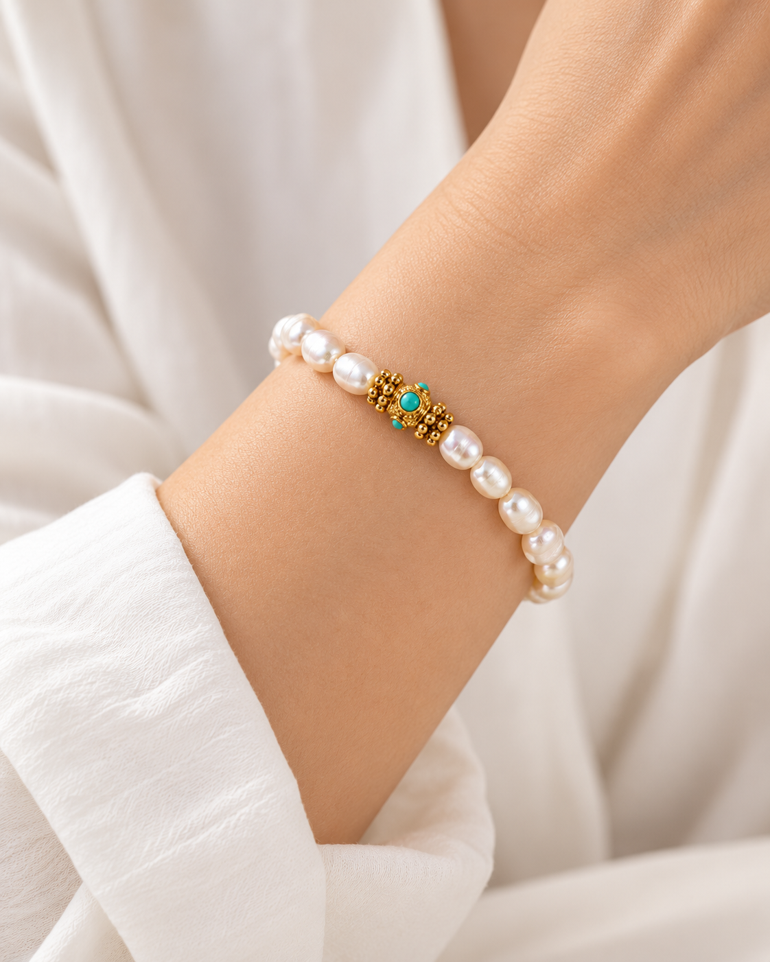 Flor – Süßwasserperlen Armband by Wearing JUHU