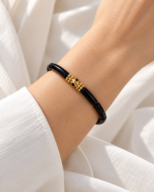 MINI Léo Full Black – Armband by Wearing JUHU – Ansicht 2