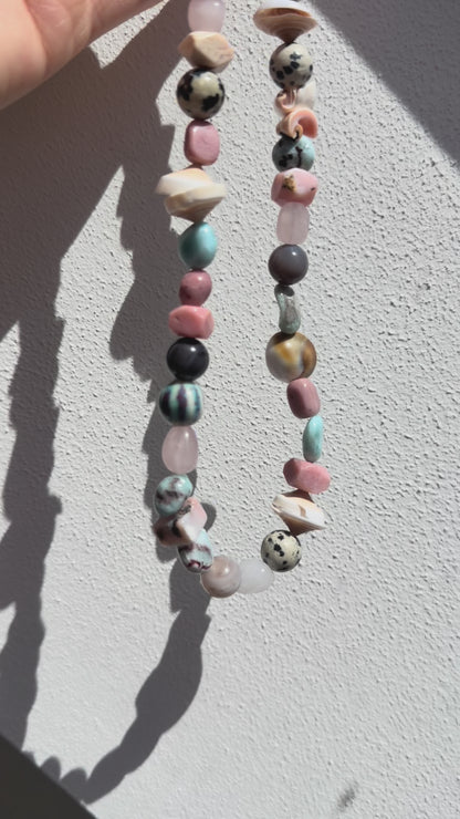 Belle Mer – Edelstein Mix mit Shiva Eye & Muscheln – handgefertigt